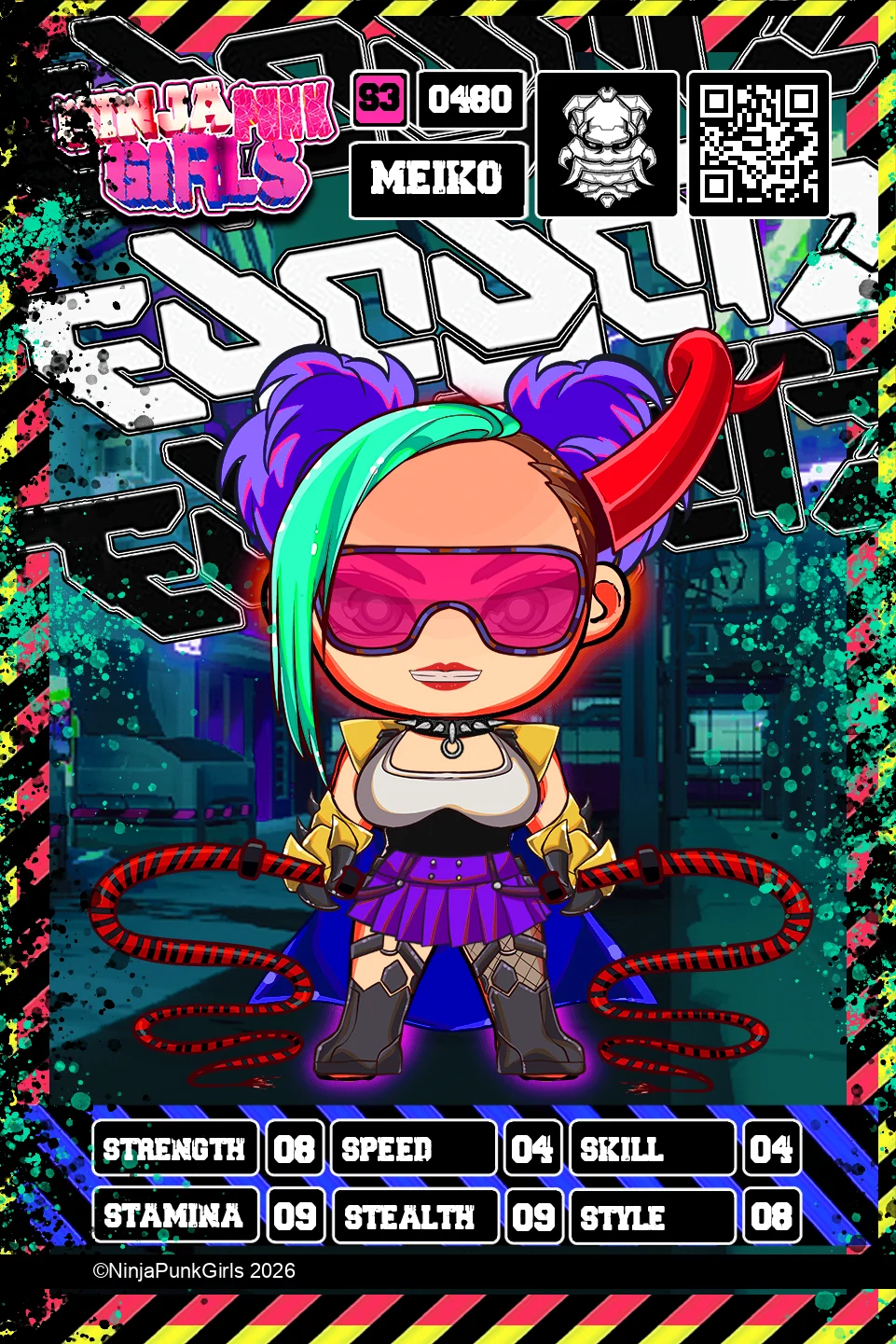 Rebuilt card #0480 Meiko