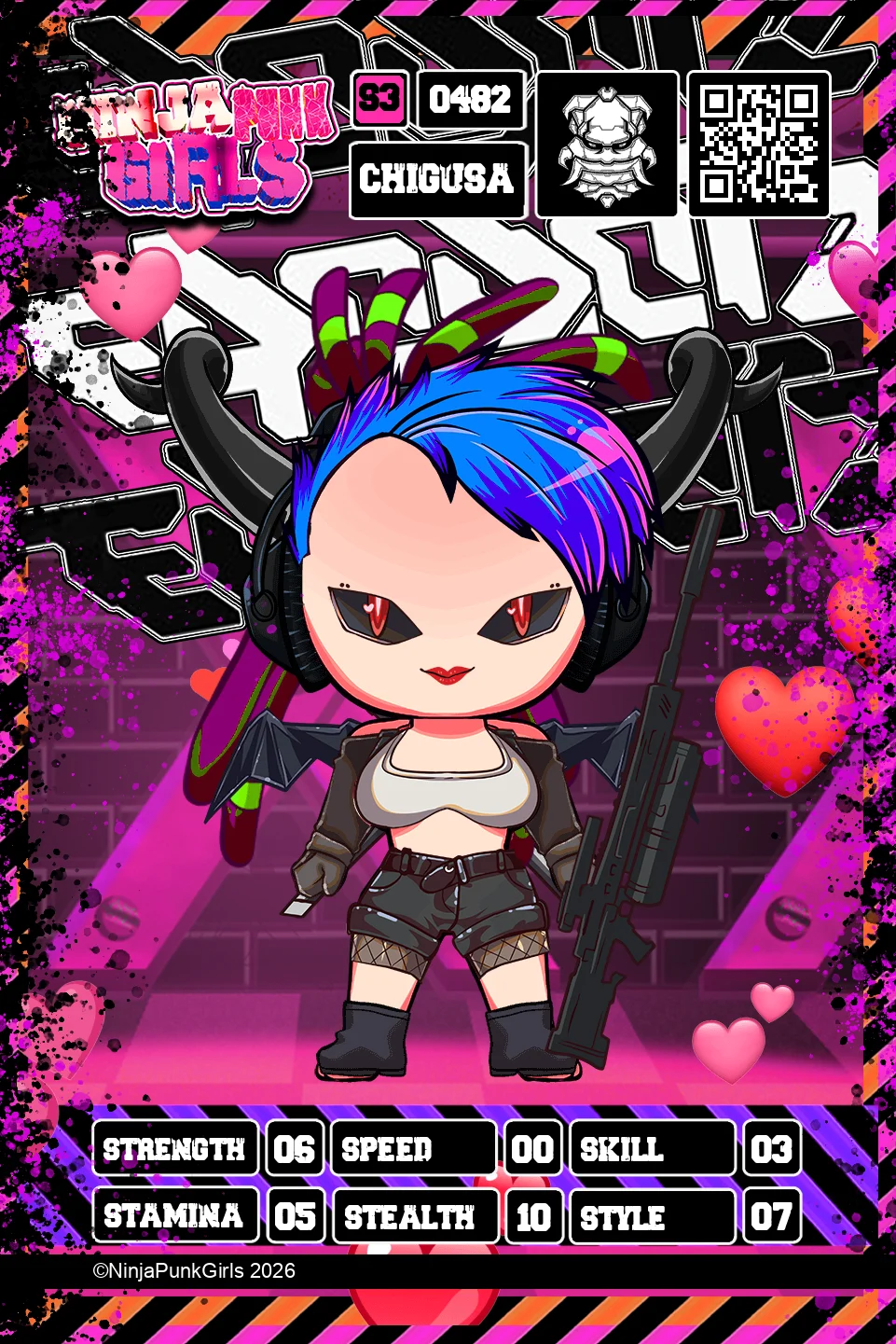 Rebuilt card #0482 Chigusa