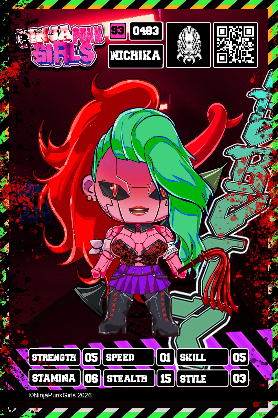 Rebuilt card #0483 Nichika