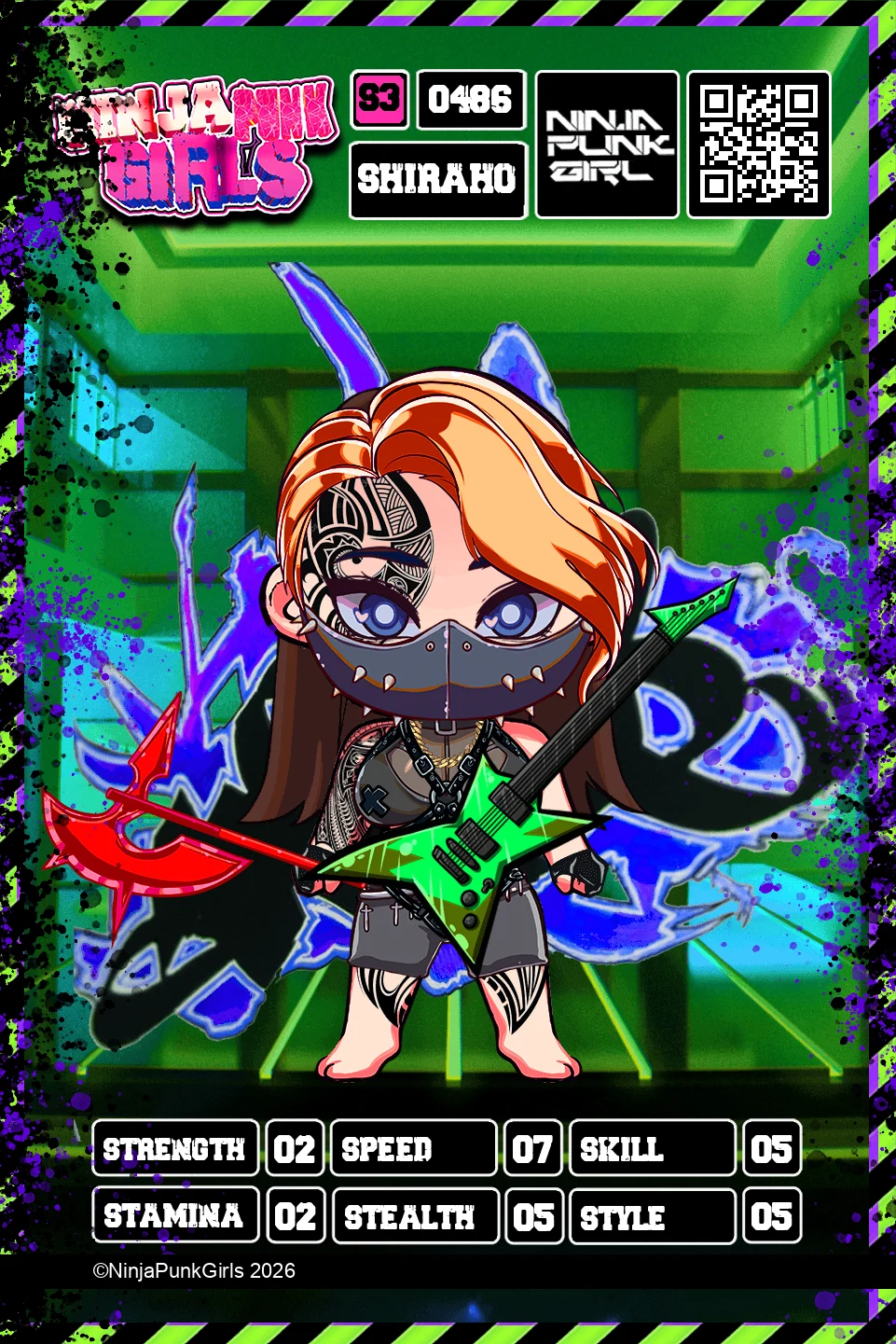 Rebuilt card #0486 Shiraho