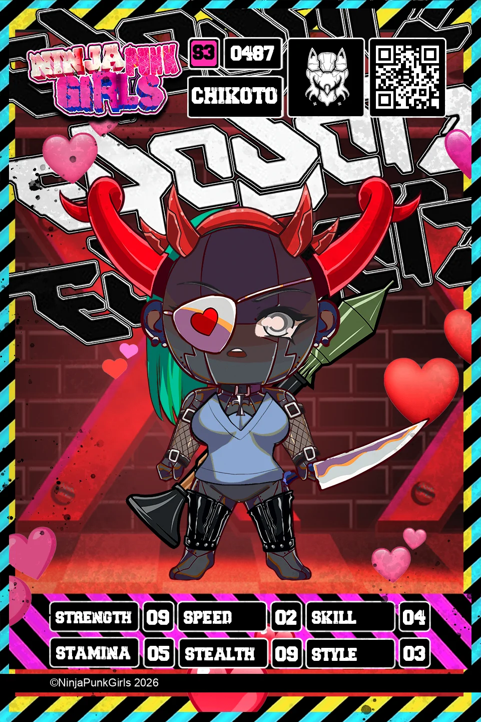 Rebuilt card #0487 Chikoto