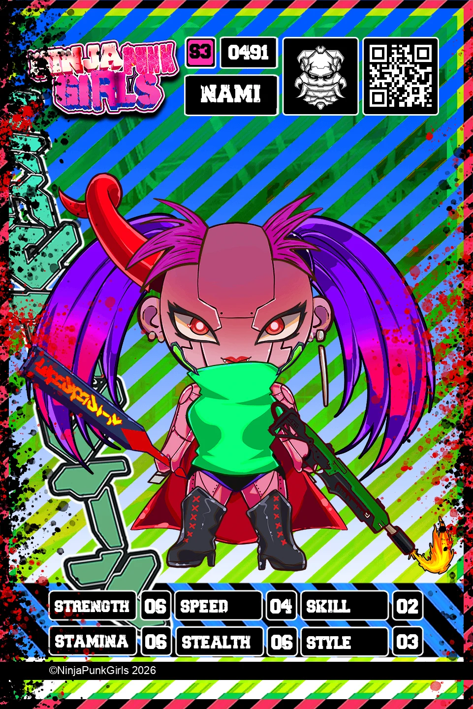 Rebuilt card #0491 Nami