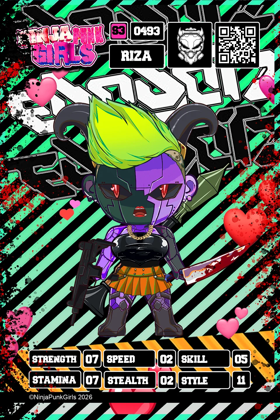 Rebuilt card #0493 Riza