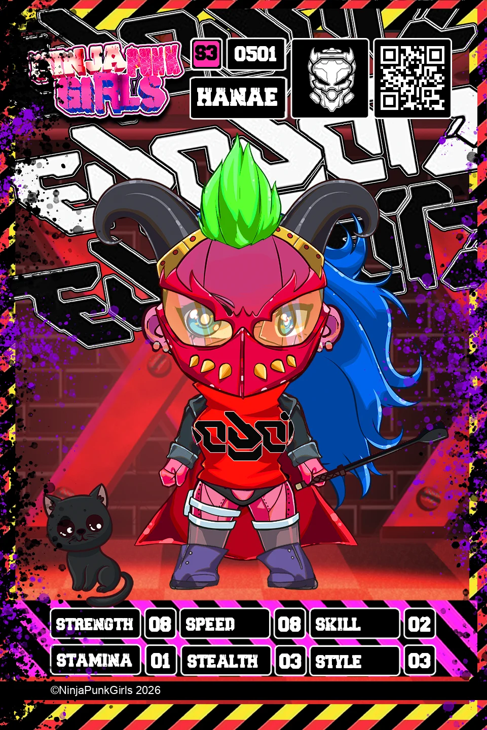 Rebuilt card #0501 Hanae