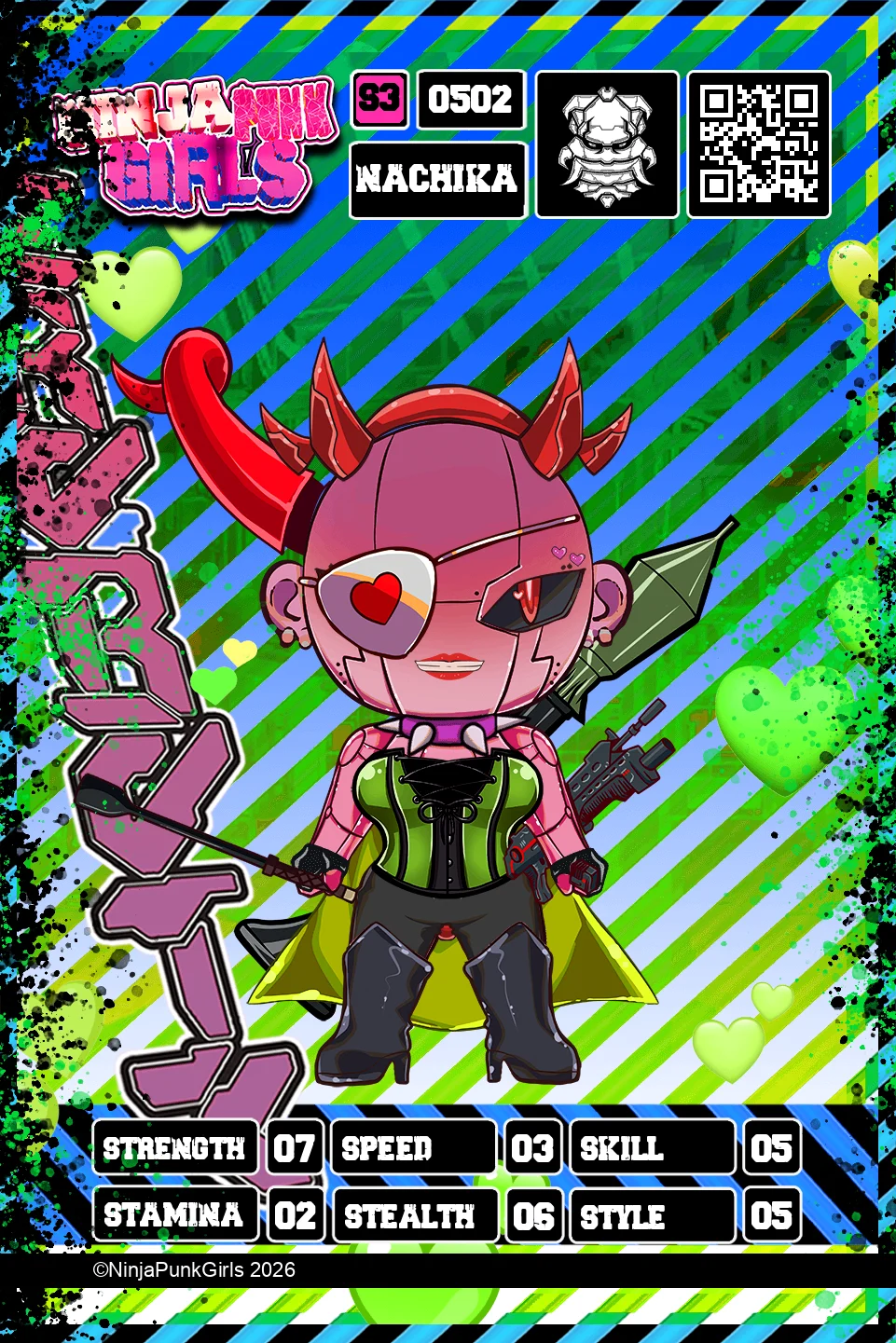 Rebuilt card #0502 Nachika