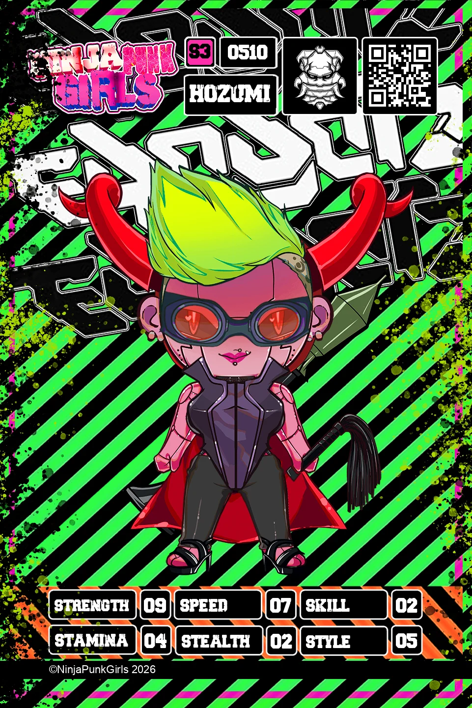 Rebuilt card #0510 Hozumi