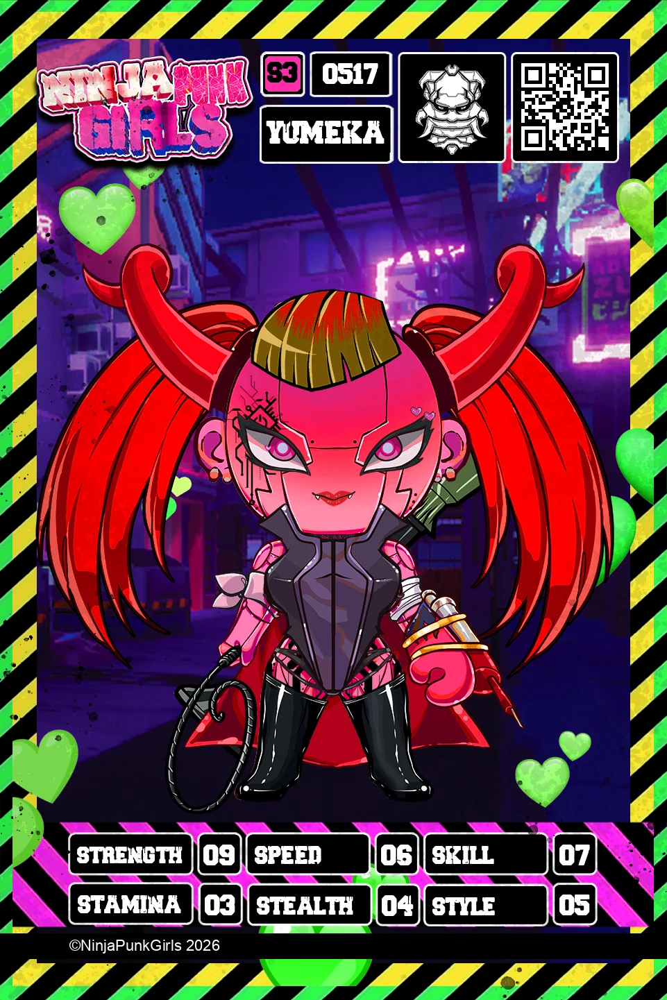 Rebuilt card #0517 Yumeka