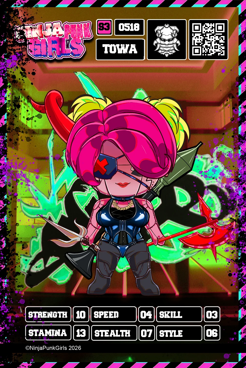 Rebuilt card #0518 Towa