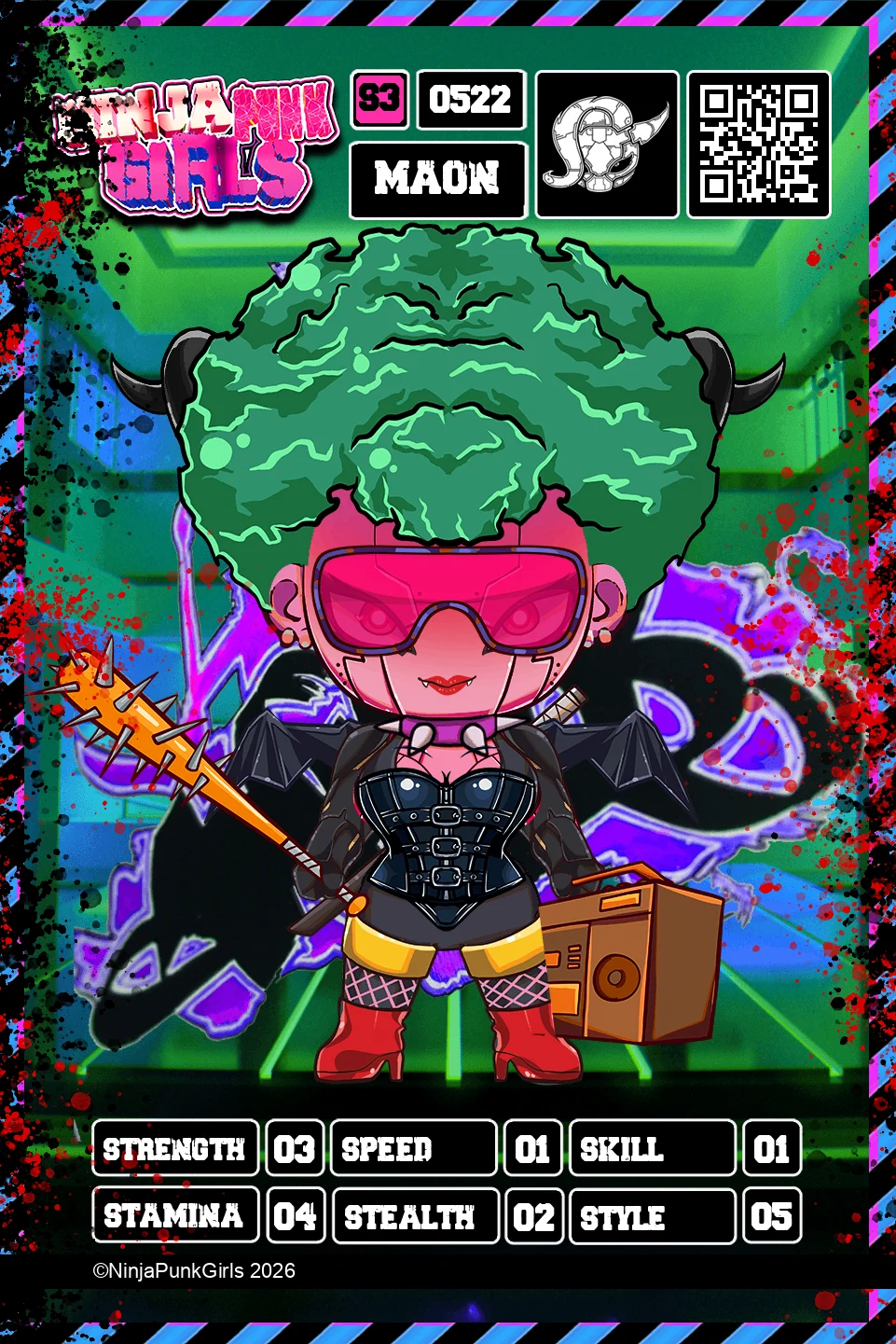 Rebuilt card #0522 Maon