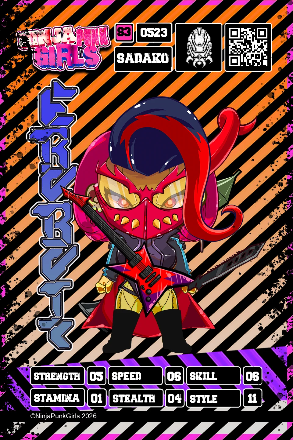 Rebuilt card #0523 Sadako