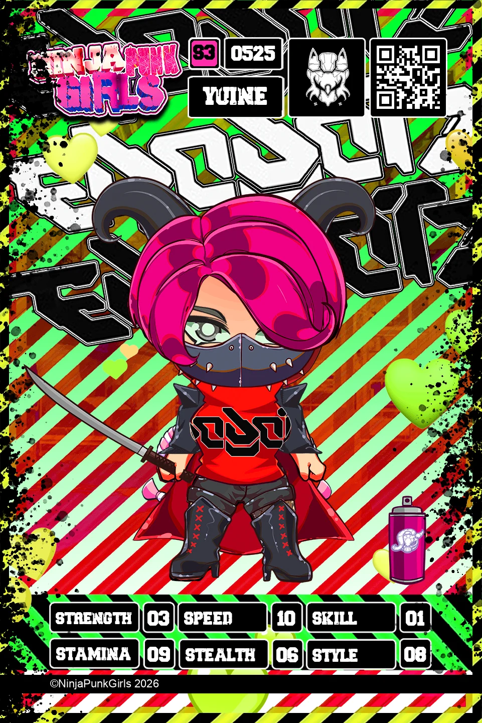 Rebuilt card #0525 Yuine
