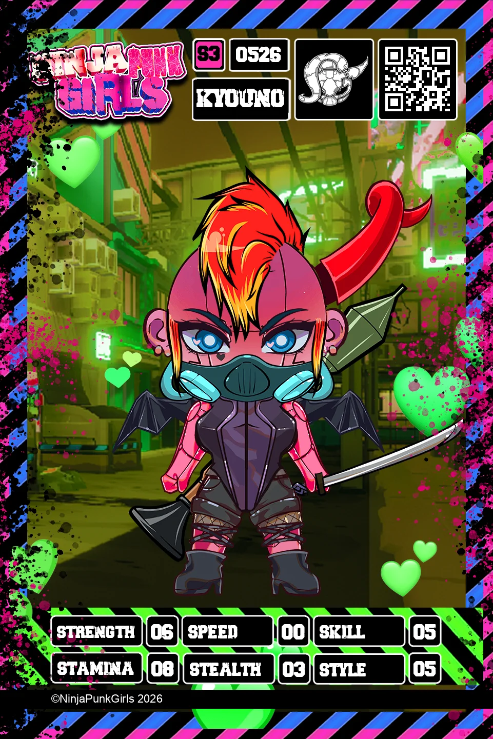 Rebuilt card #0526 Kyouno