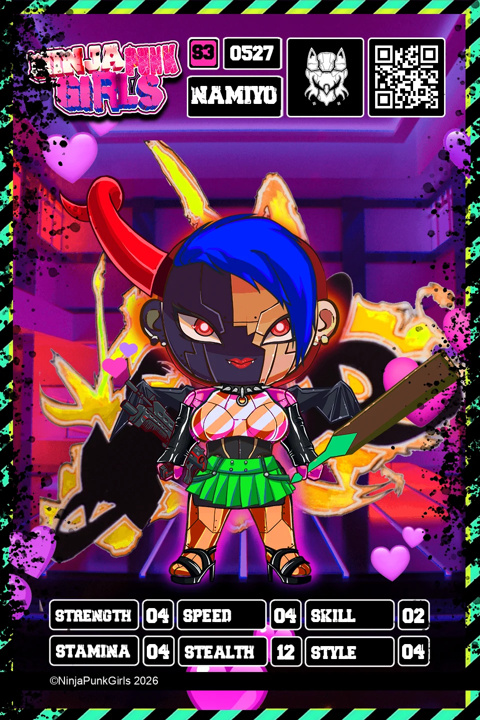 Rebuilt card #0527 Namiyo