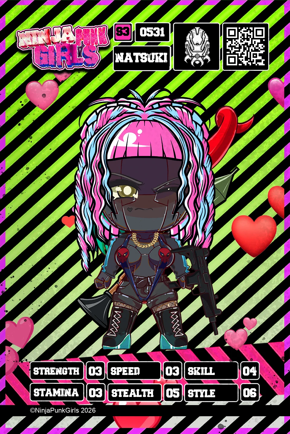 Rebuilt card #0531 Natsuki