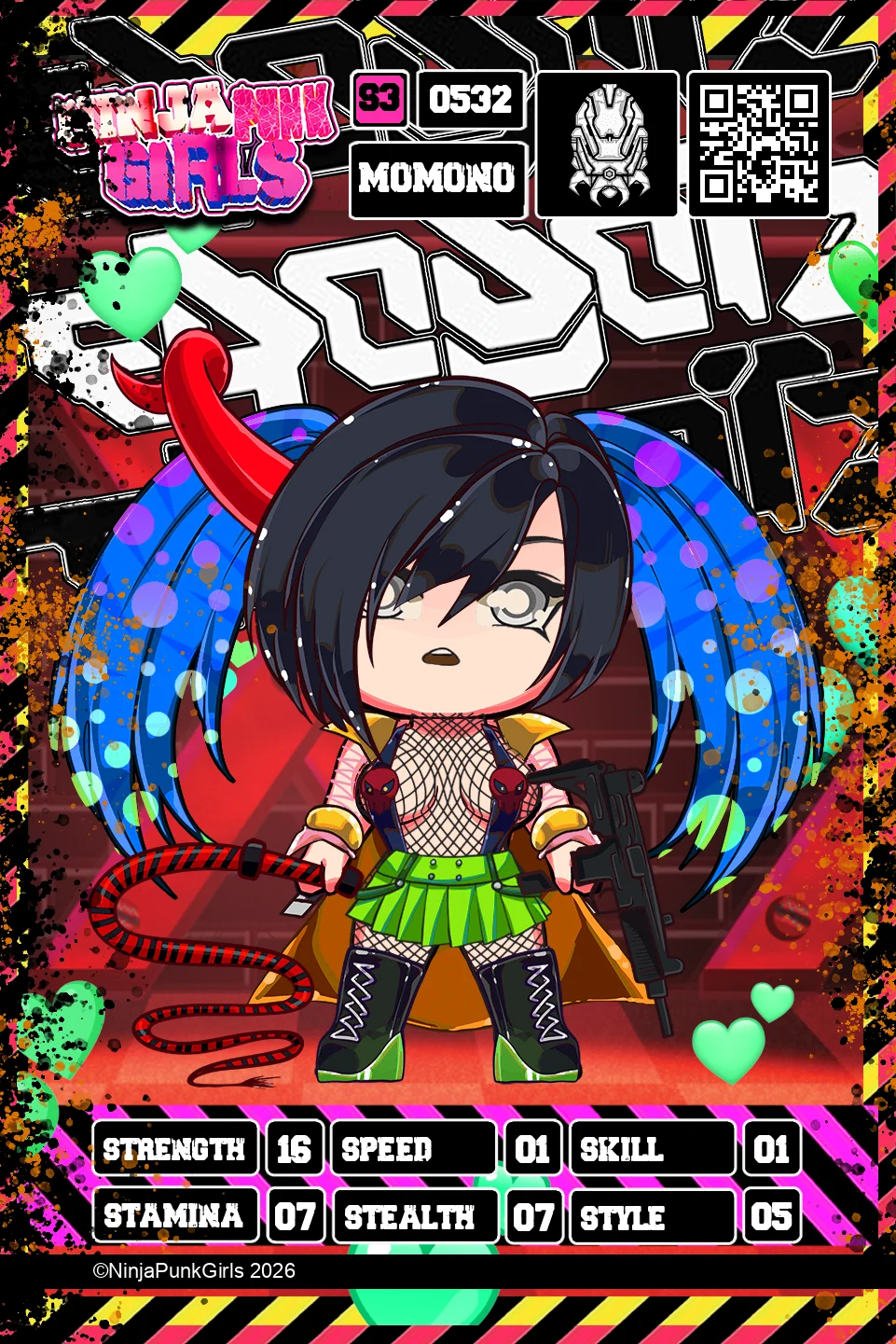 Rebuilt card #0532 Momono