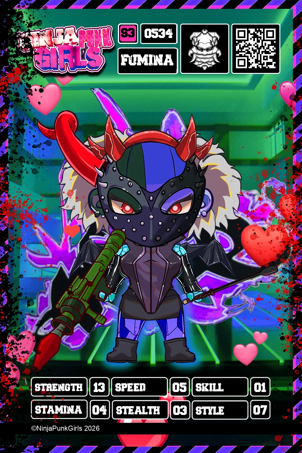 Rebuilt card #0534 Fumina