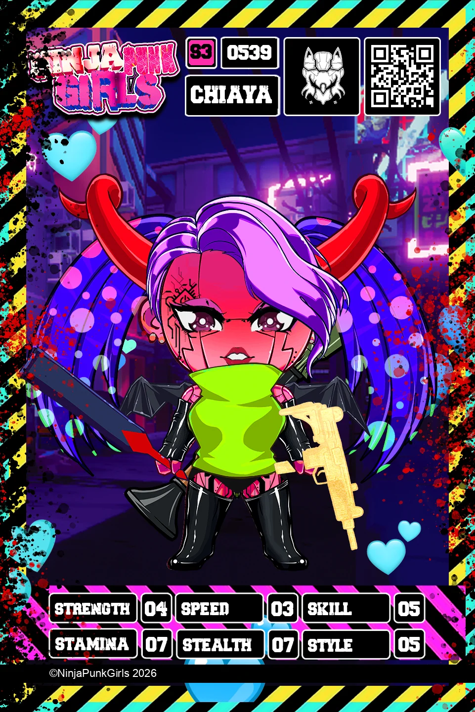 Rebuilt card #0539 Chiaya