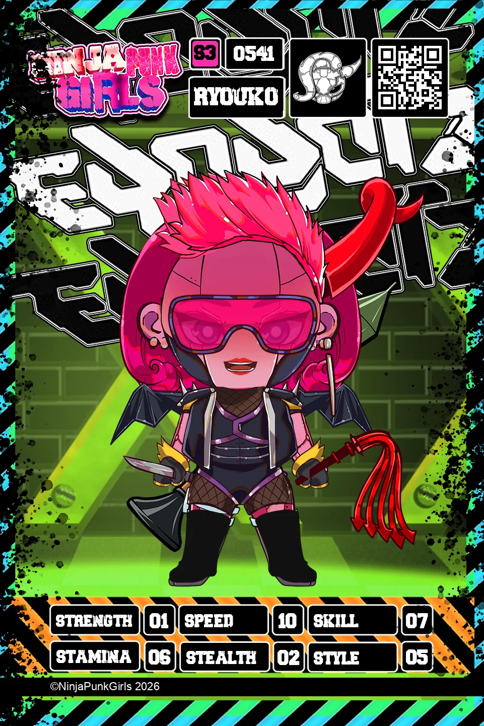 Rebuilt card #0541 Ryouko