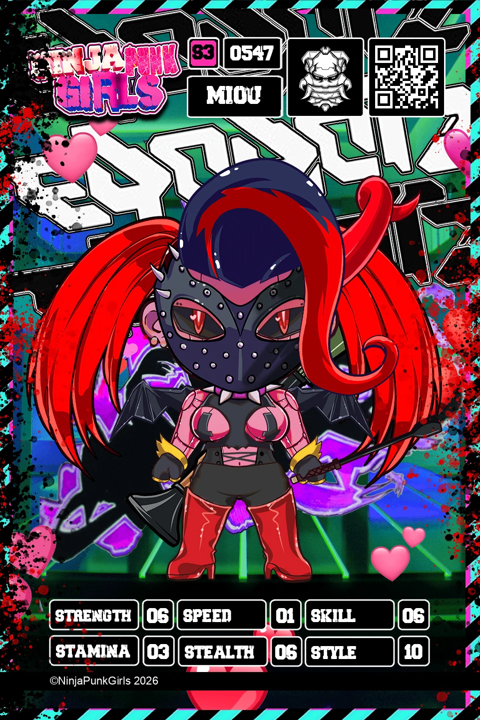 Rebuilt card #0547 Miou