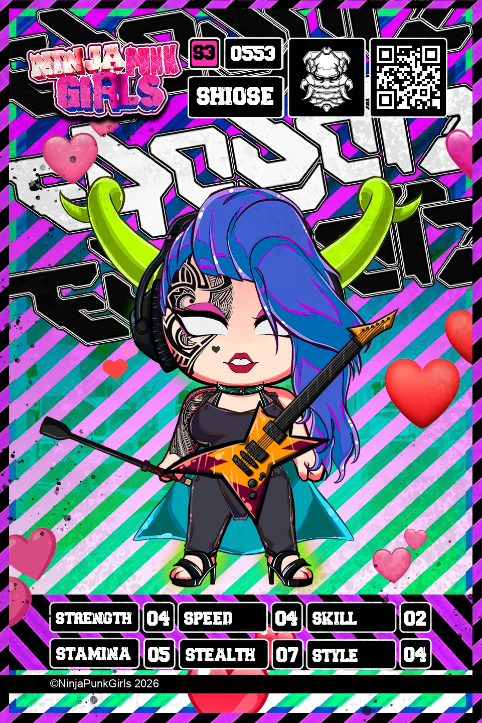 Rebuilt card #0553 Shiose