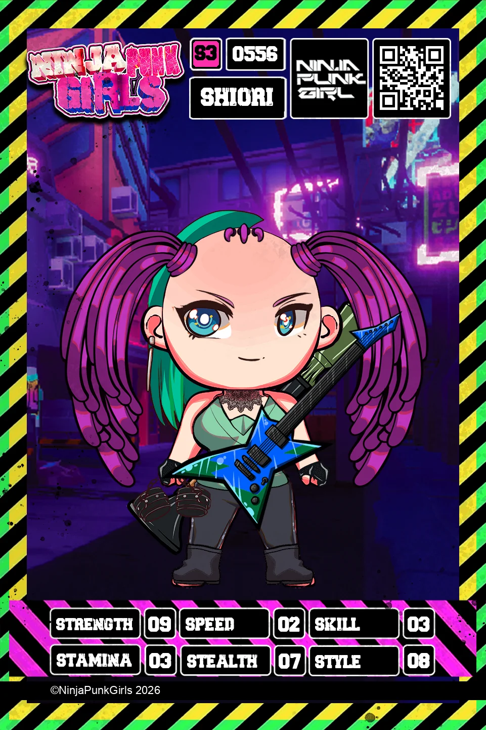 Rebuilt card #0556 Shiori