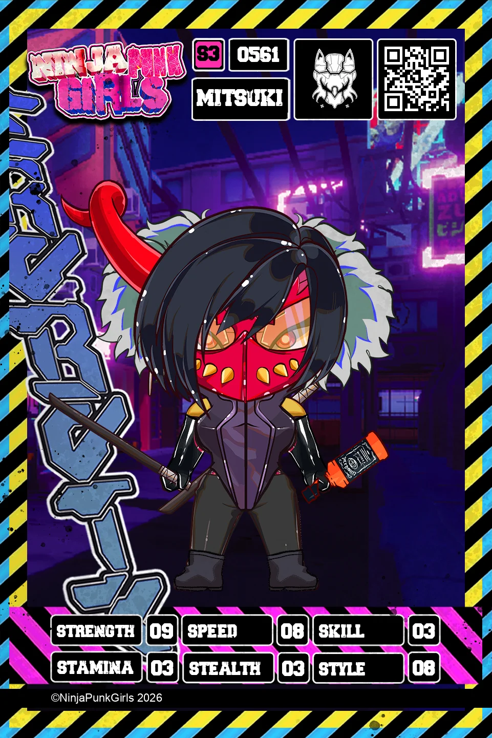 Rebuilt card #0561 Mitsuki
