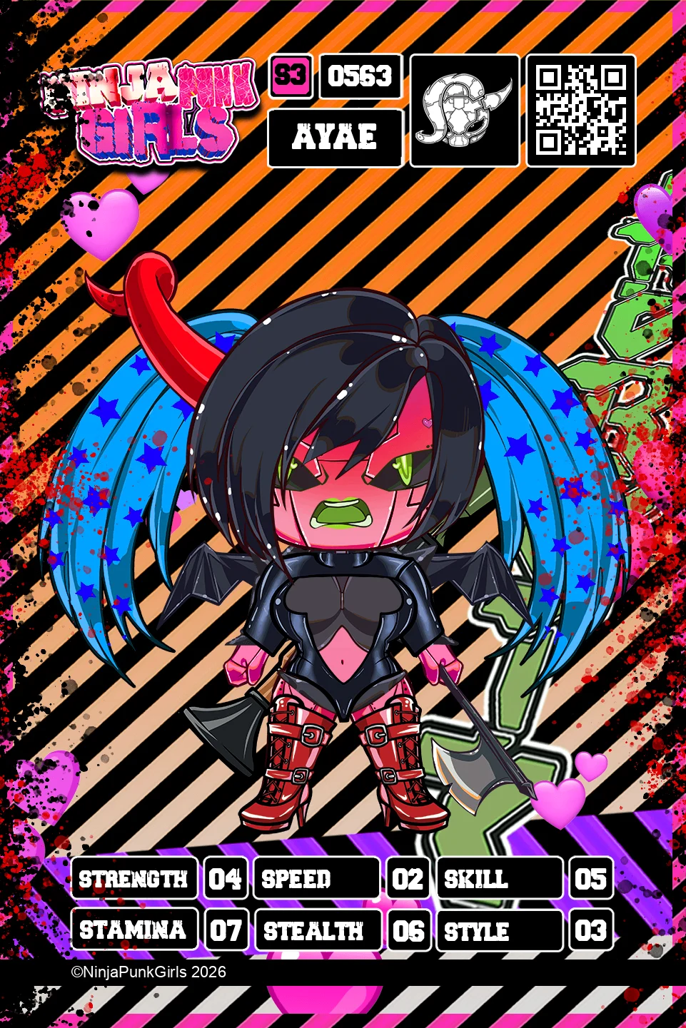 Rebuilt card #0563 Ayae