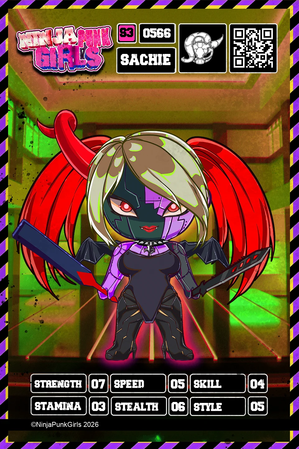 Rebuilt card #0566 Sachie