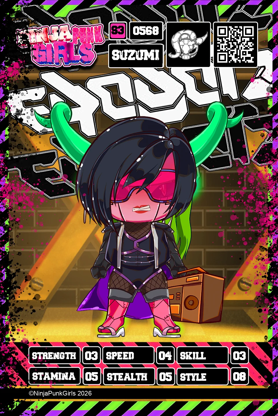 Rebuilt card #0568 Suzumi