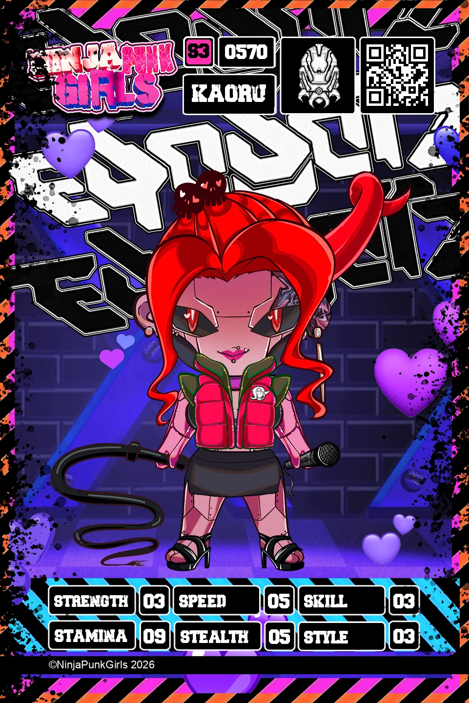 Rebuilt card #0570 Kaoru