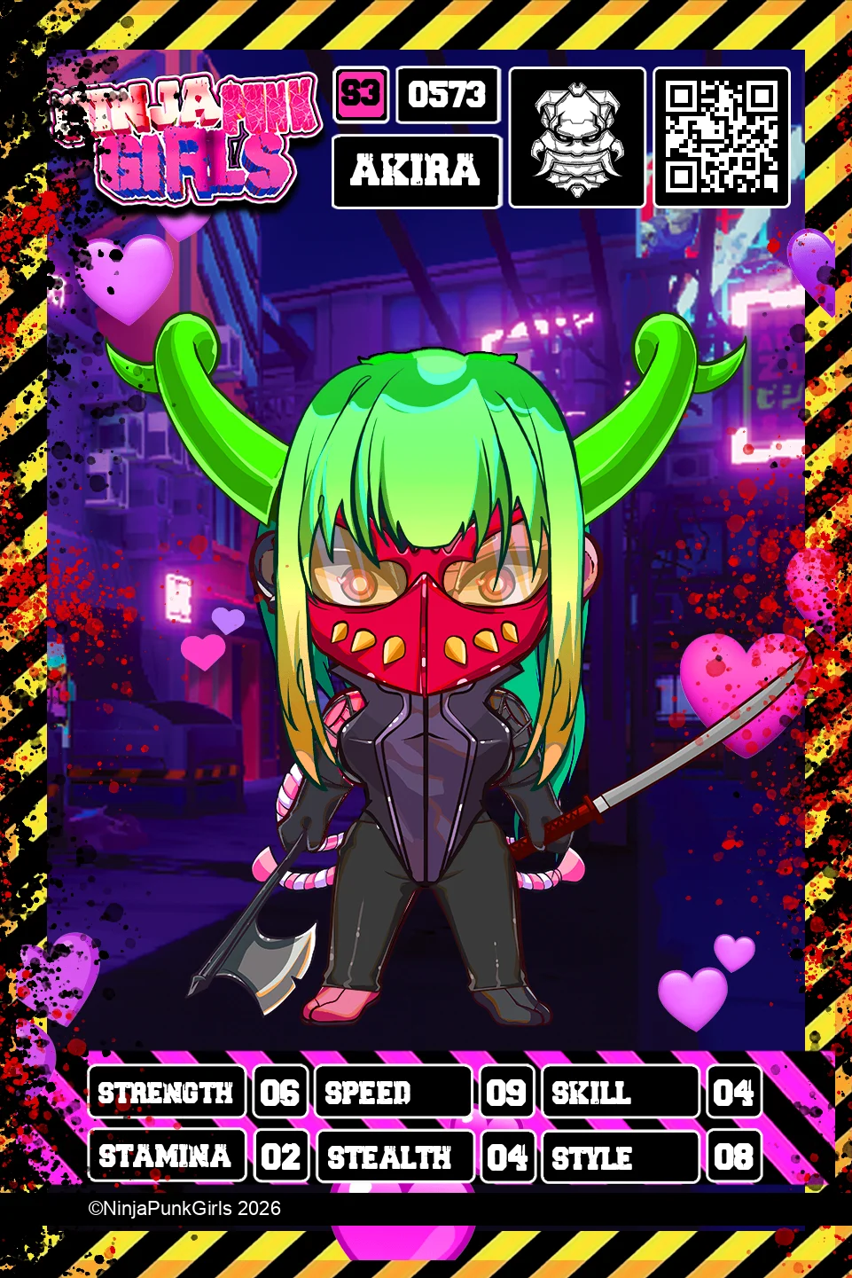 Rebuilt card #0573 Akira