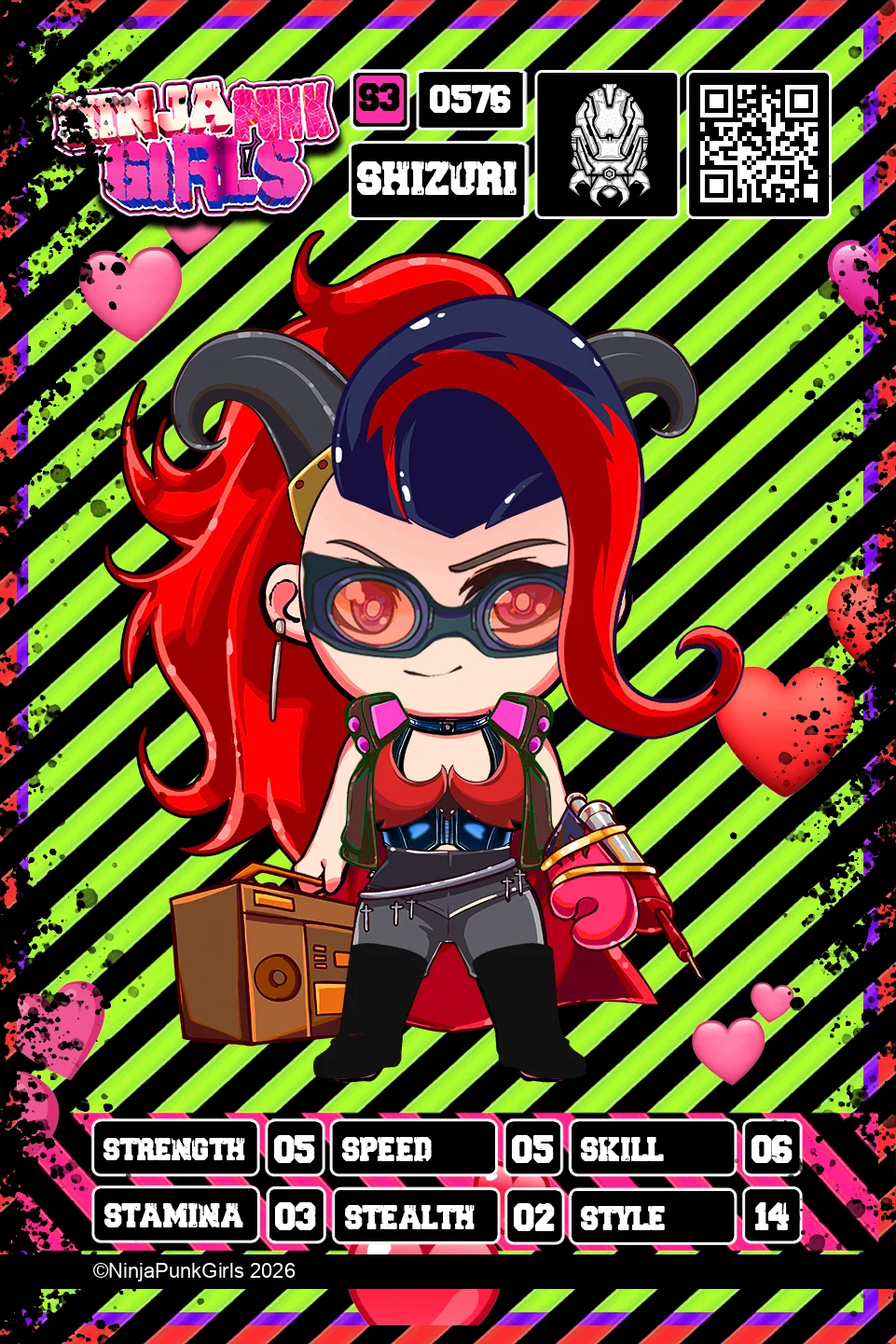 Rebuilt card #0576 Shizuri