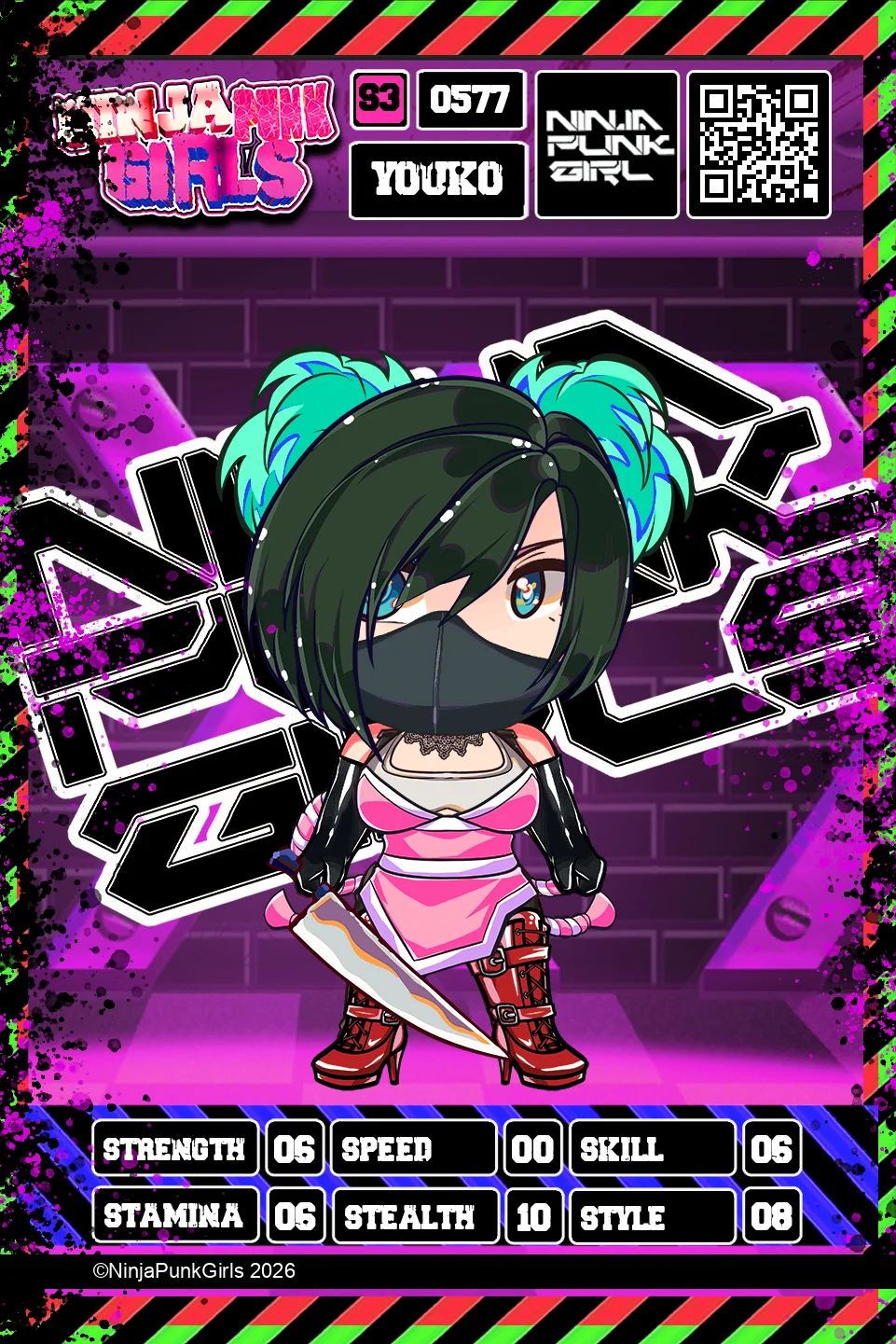 Rebuilt card #0577 Youko