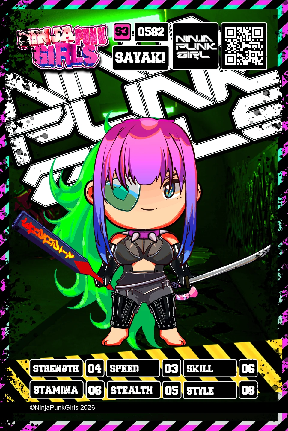 Rebuilt card #0582 Sayaki