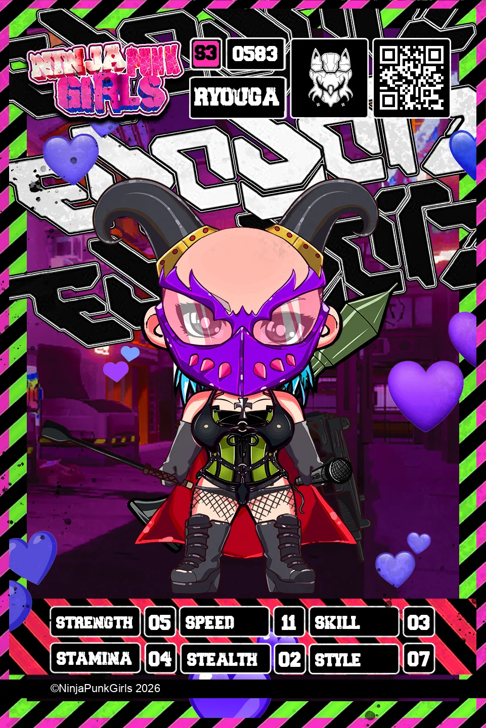 Rebuilt card #0583 Ryouga