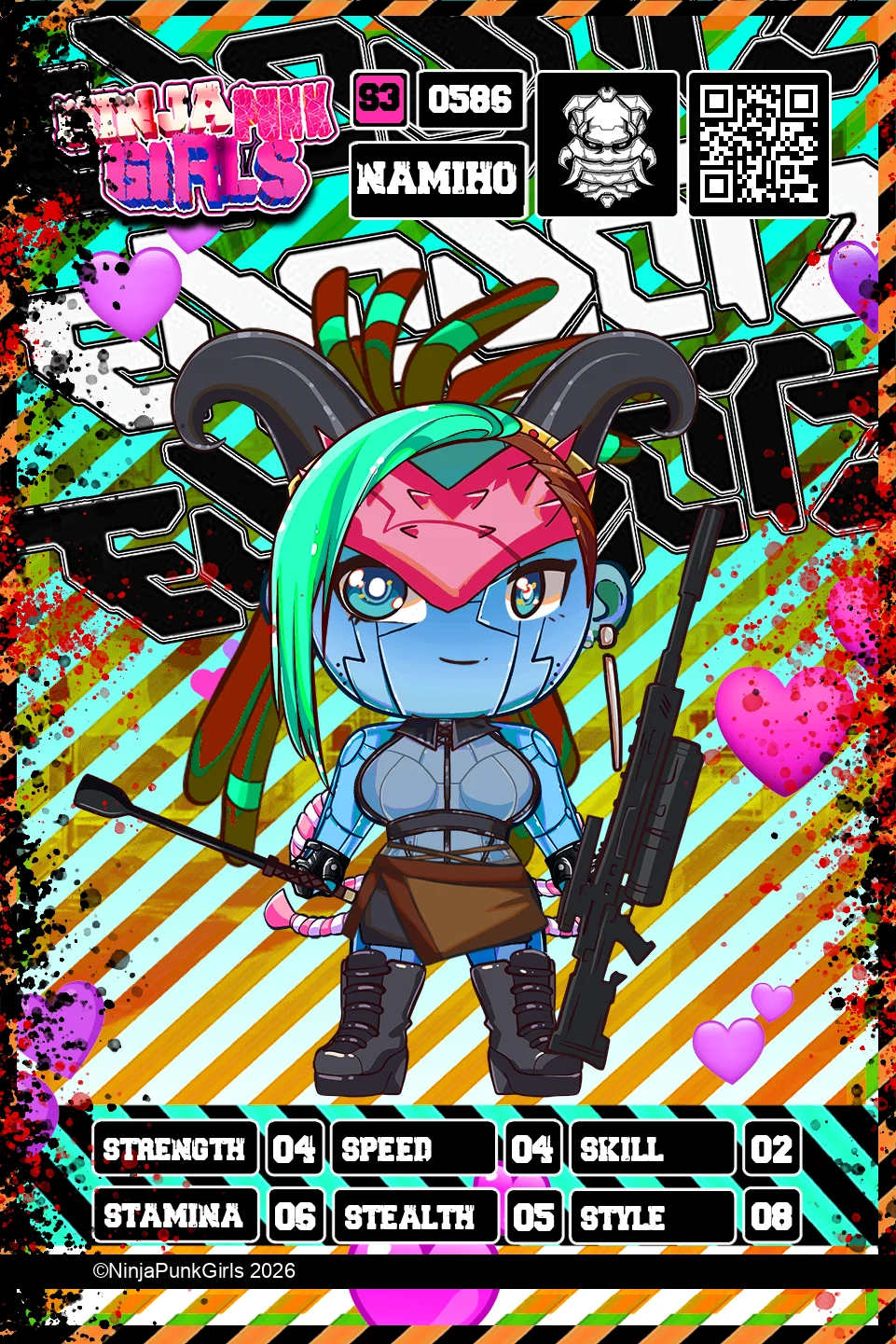 Rebuilt card #0586 Namiho