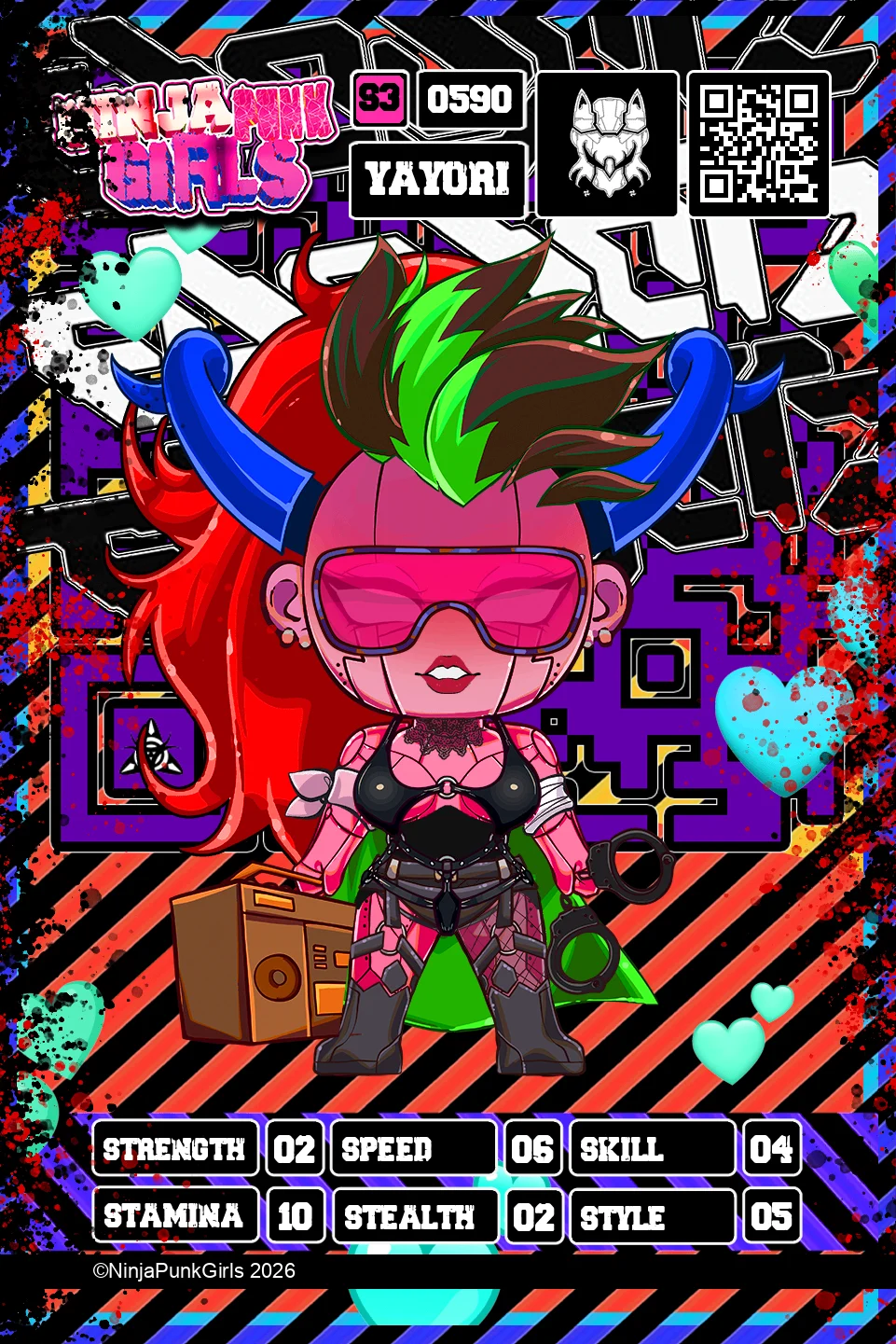 Rebuilt card #0590 Yayori