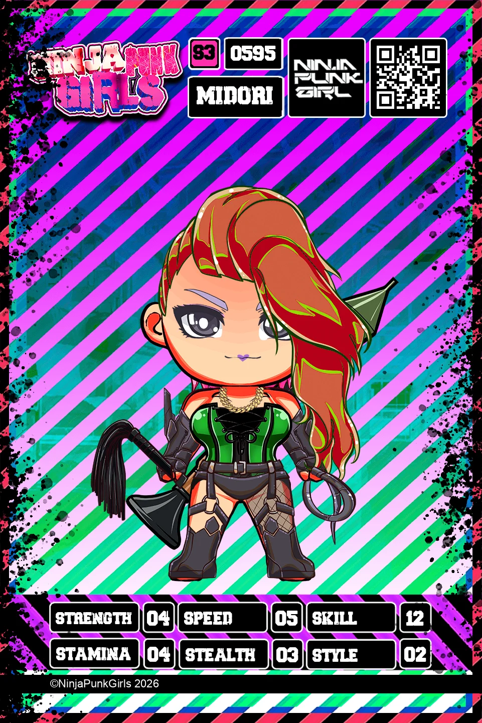 Rebuilt card #0595 Midori