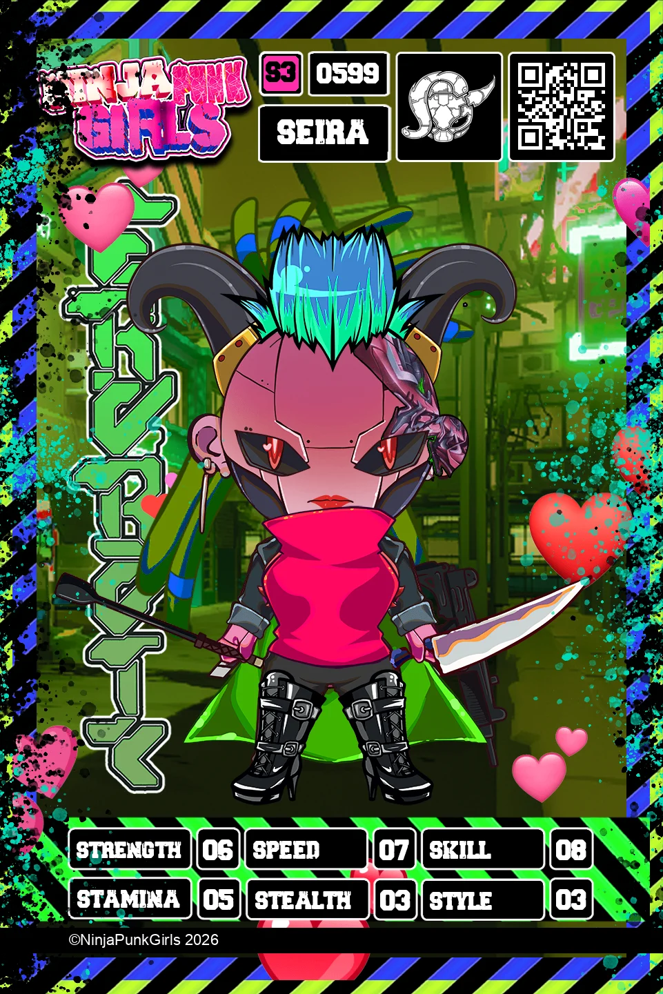 Rebuilt card #0599 Seira