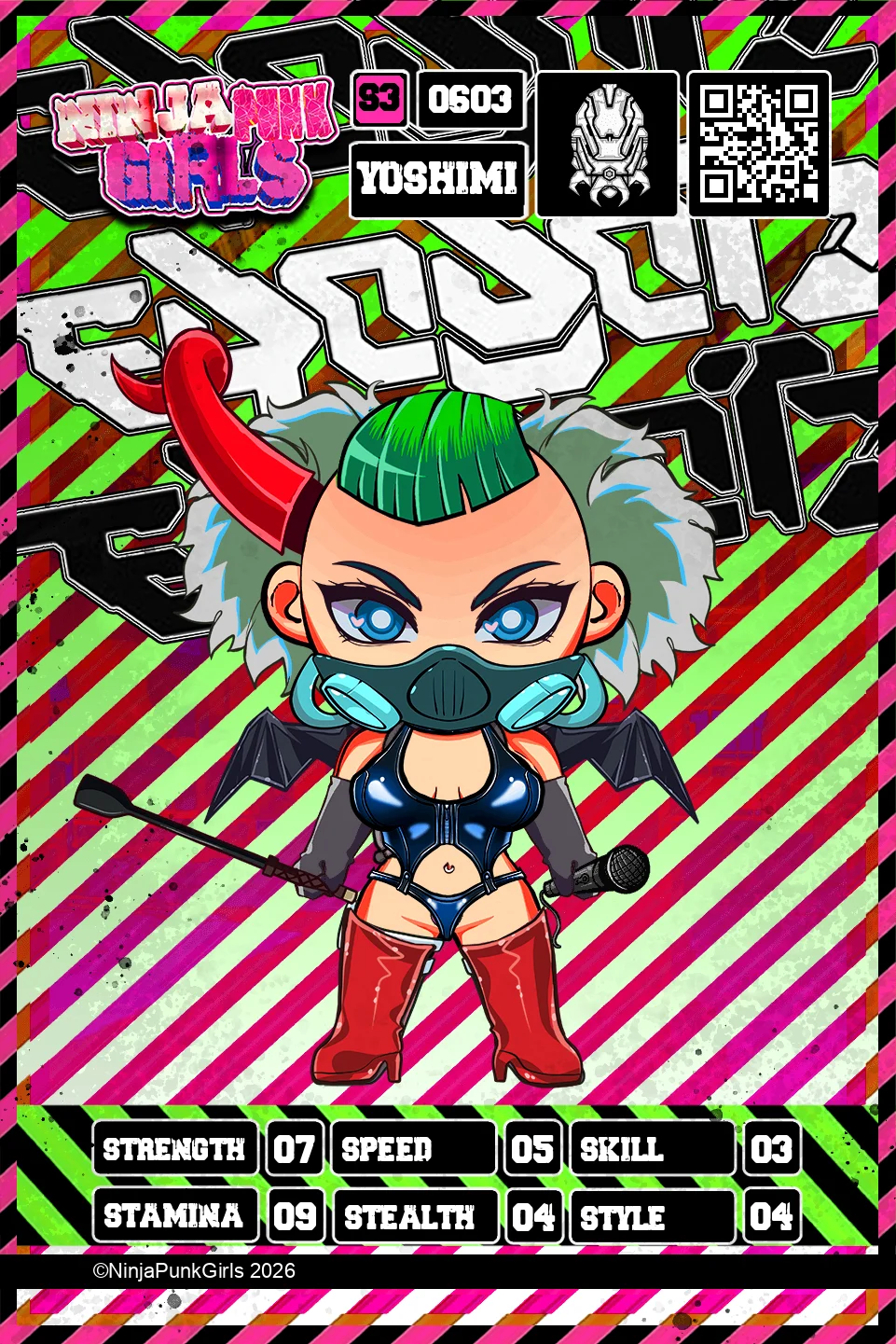 Rebuilt card #0603 Yoshimi