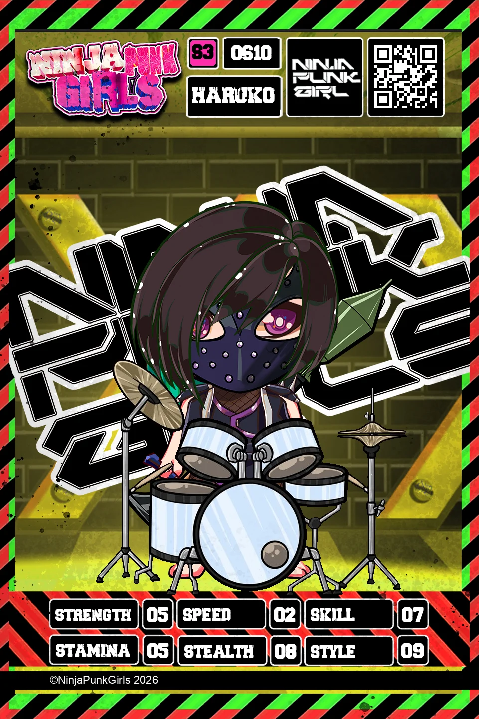 Rebuilt card #0610 Haruko