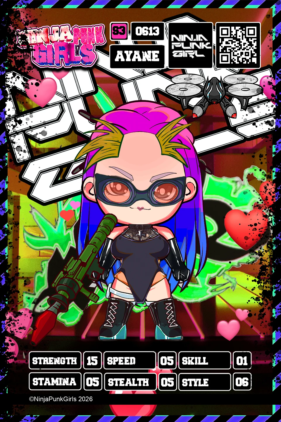Rebuilt card #0613 Ayane