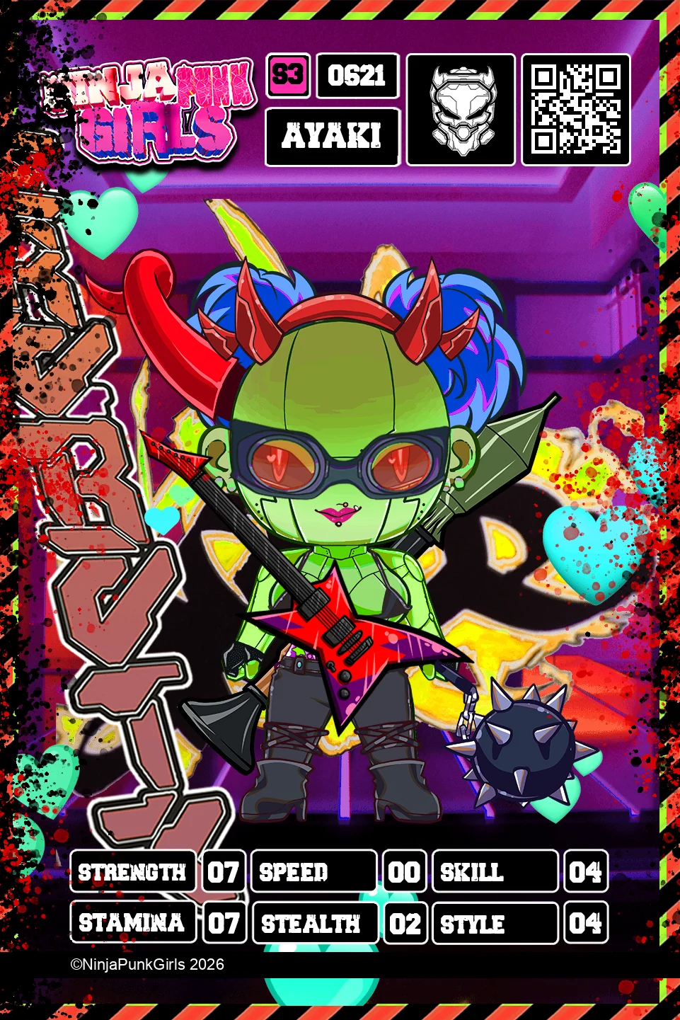 Rebuilt card #0621 Ayaki