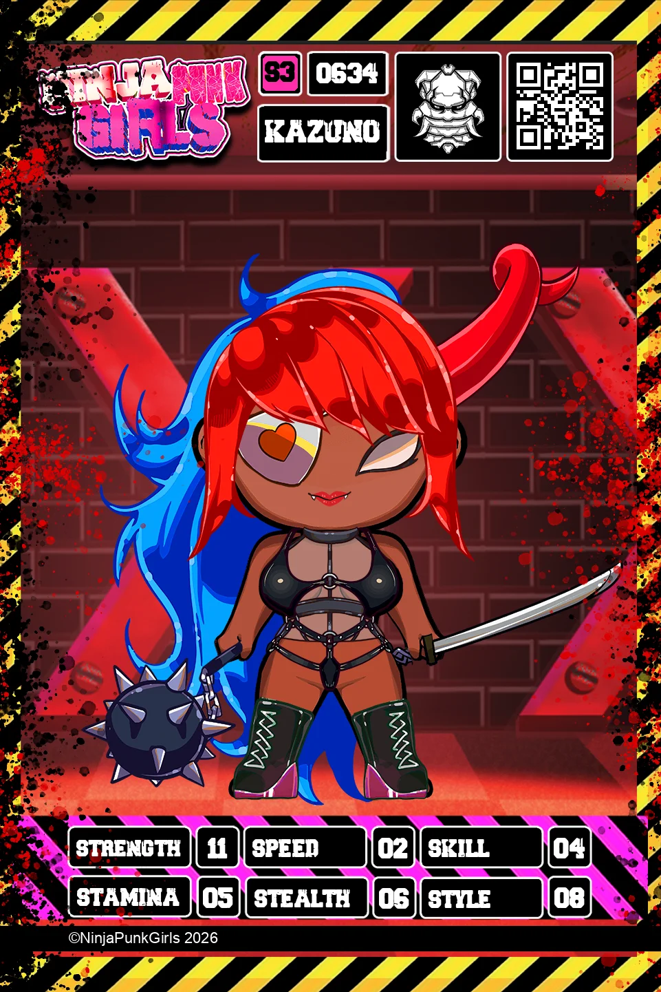 Rebuilt card #0634 Kazuno