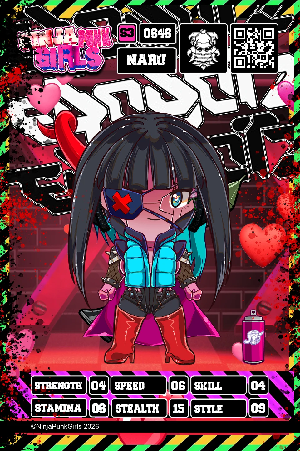Rebuilt card #0646 Naru