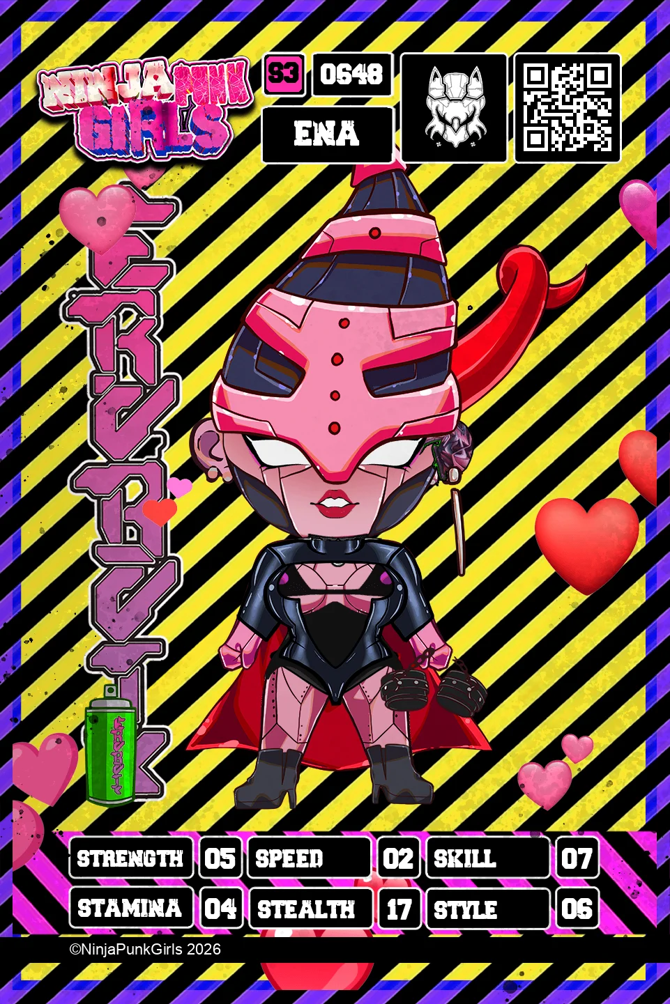 Rebuilt card #0648 Ena