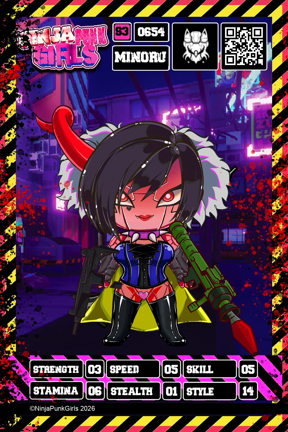 Rebuilt card #0654 Minoru
