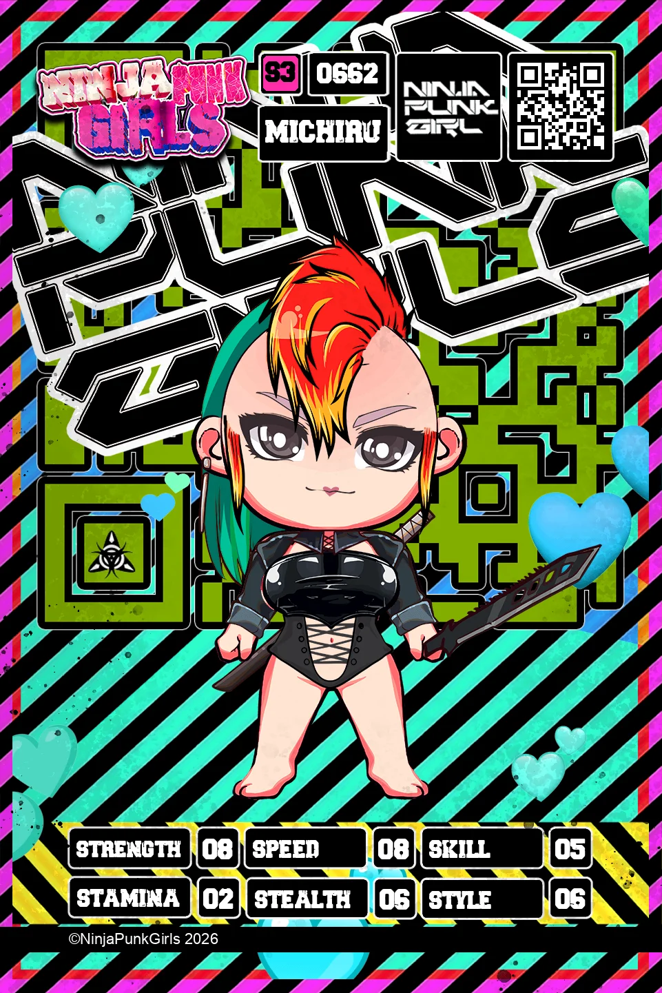Rebuilt card #0662 Michiru