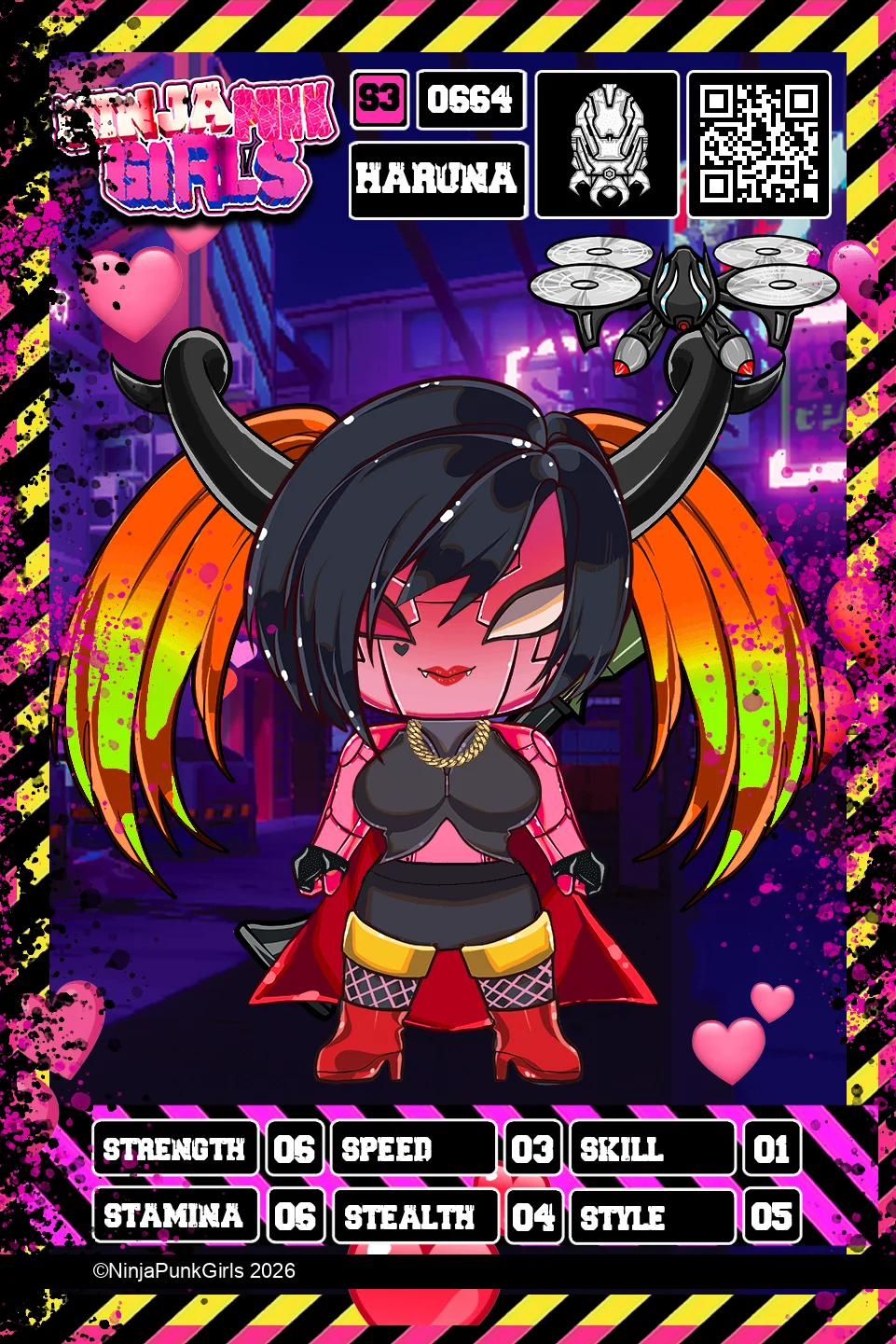 Rebuilt card #0664 Haruna