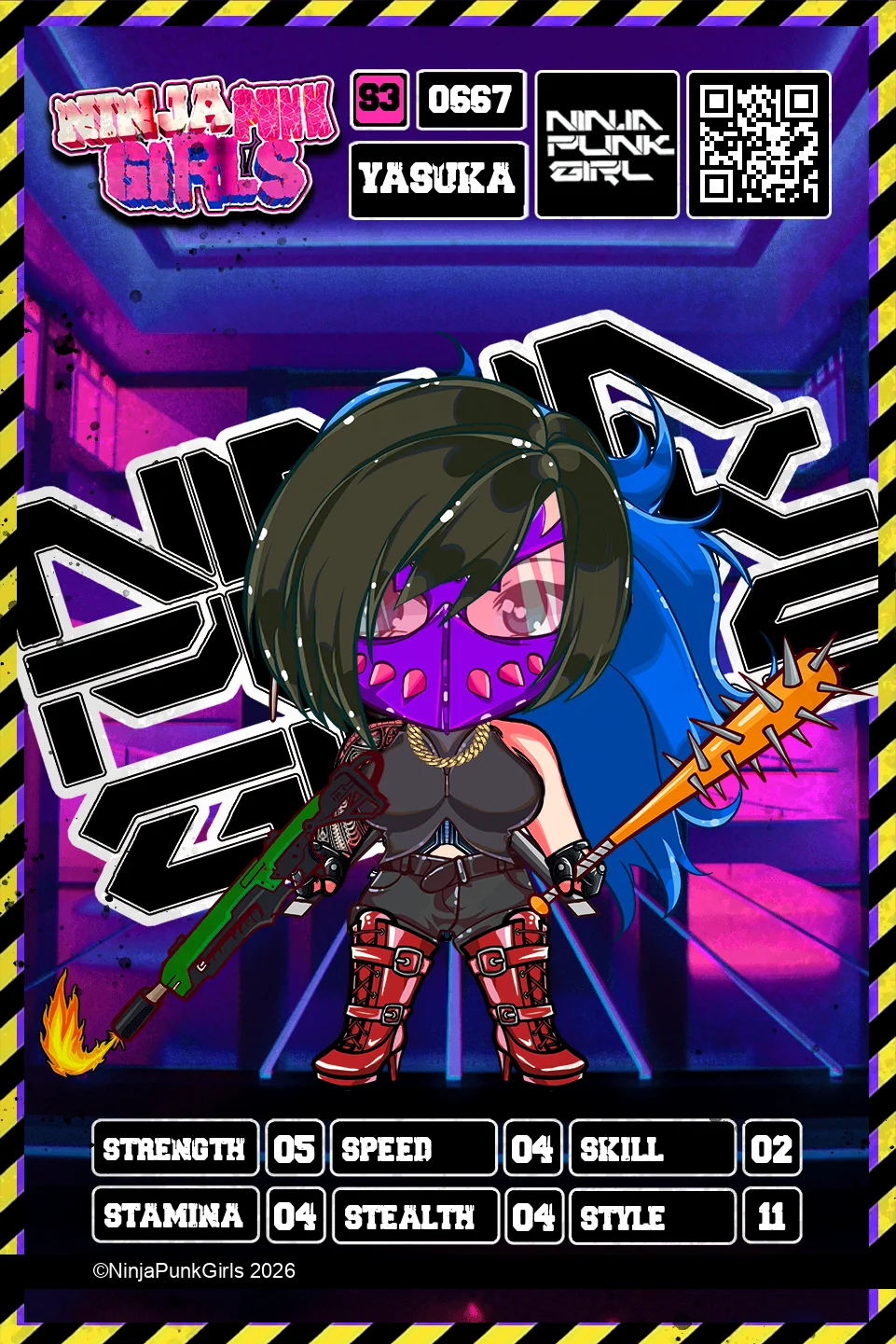 Rebuilt card #0667 Yasuka